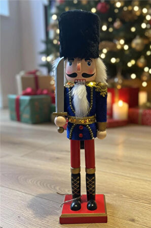 Kürklü Şapkalı Kurşun Asker – 38 cm