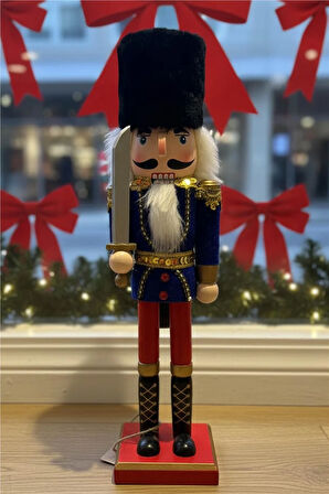 Kürklü Şapkalı Kurşun Asker – 38 cm