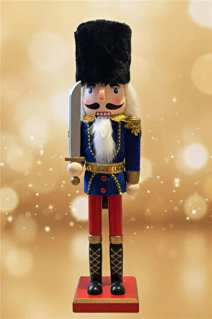 Kürklü Şapkalı Kurşun Asker – 38 cm