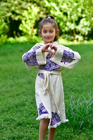 Mandala Drift Çocuk Kimono