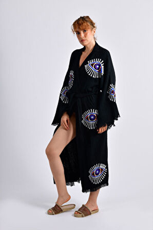 Siyah VisionGuard Kimono