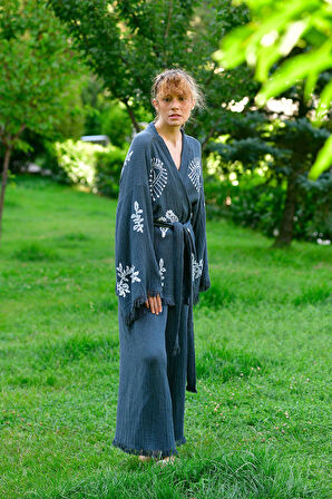 Gri VisionGuard Pantalonlu Takım