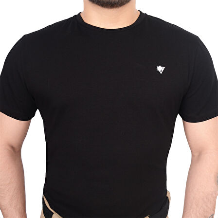 Wolftrap Comfort Erkek Kısa Kollu Siyah T-Shirt