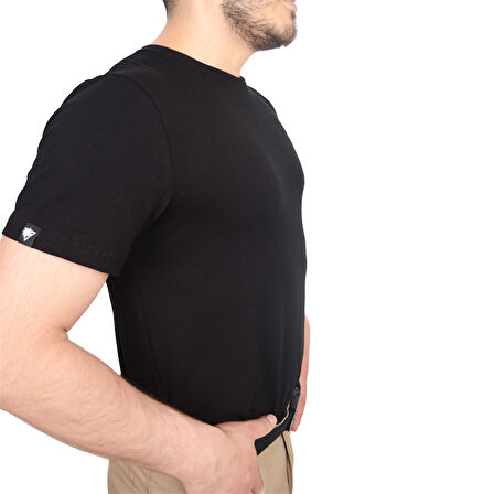 Wolftrap Comfort Erkek Kısa Kollu Siyah T-Shirt