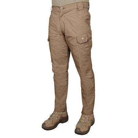 10 Cepli Taktik Pantolon Bej Rengi Ripstop Kumaş