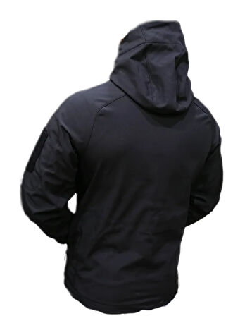 Wolftrap Taktikal Softshell Soğuk Geçirmez Mont Siyah