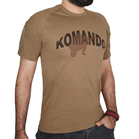 Wolftrap Komando Yazılı Kısa Kollu Baskılı Taktik Tişört Nano