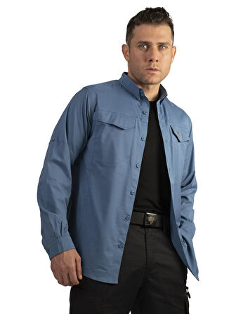 Wolftrap Tactical Anka Ultra Hafif Mavi Taktik Gömlek 