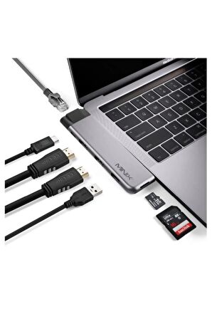 MINIX Harici Usb-c Port Çoklayıcı Uzay Gri MINIX NEO-C-DHGR