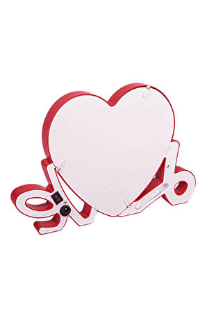 Led Işıklı Love Fotoğraflı Sihirli Ayna
