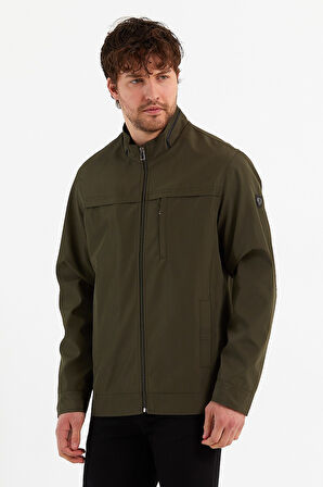 Yeni Sezon Erkek Yeşil İki İç Cepli Su Ve Rüzgar Geçirmez Mevsimlik&Yazlık Mont