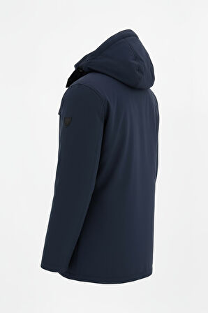 Erkek Lacivert Erkek Kışlık Şişme Kaban – Sıcak Tutan, Hafif ve Şık Tasarım Mont&Kaban