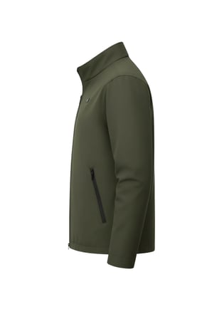 Yeşil Erkek Pamuk Polyester Karışımlı Su Ve Rüzgar Geçirmez Mevsimlik&Yazlık Mont