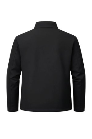 Siyah Erkek Pamuk Polyester Karışımlı Su Ve Rüzgar Geçirmez Mevsimlik&Yazlık Mont