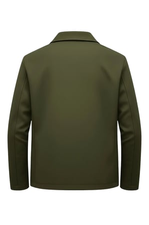 Yeşil Erkek Pamuk Polyester Karışımlı Yakalı Bonded Kumaş Su Ve Rüzgar Geçirmez Mevsimlik&Yazlık Mont
