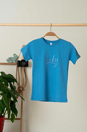 Lucky Nakışlı Unisex Tişört