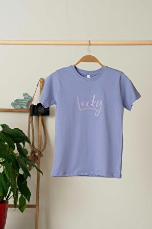 Lucky Nakışlı Unisex Tişört