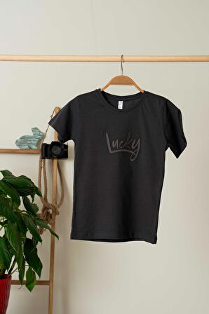 Lucky Nakışlı Unisex Tişört