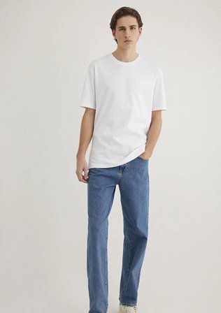 Mavi Mavi Baskılı Erkek T-Shirt M0611313-620
