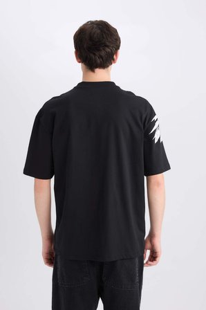 Defacto Erkek  T-shirt D9506AX/BK81