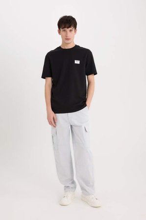Defacto Erkek  T-shirt D5516AX/BK81