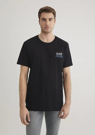 Mavi Baskılı Erkek T-Shirt M066841-900