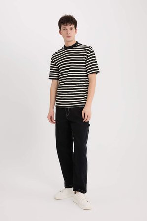 Defacto Erkek  T-shirt B5910AX/BK81