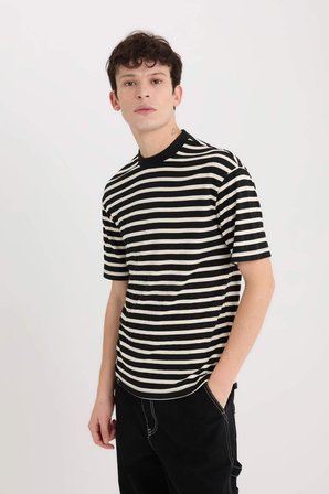 Defacto Erkek  T-shirt B5910AX/BK81