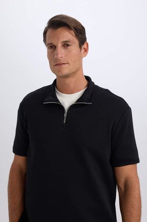 Defacto Erkek  T-shirt B6502AX/BK81