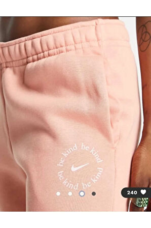 Sportswear Club Fleece Normal Belli Bol Paçalı Kadın Eşofman Altı