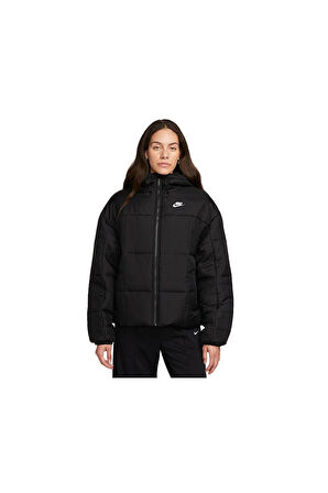Kadın Günlük Mont W Nsw Esstl Thrmr Clsc Puffer FB7672-010 Siyah