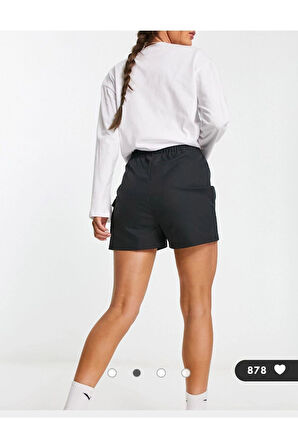 Sportswear Swoosh Woven Kadın Siyah Şort
