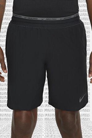 Pro Dri Fit Flex Rep 3.0 Unlined Training Erkek Şort Siyah