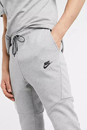 Tech Fleece Joggers In Grey Erkek Eşofman Altı Dar Kesim Gri