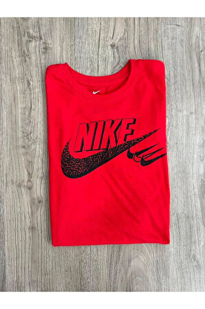 Günlük Kırmızı Erkek Tişörtü