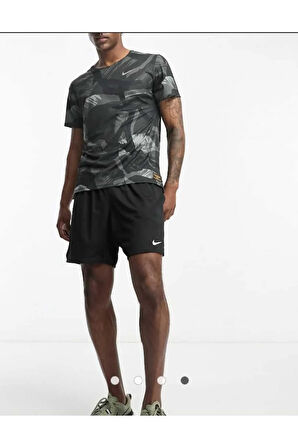 Dri-FIT Camo Print Training Siyah Erkek Tişört