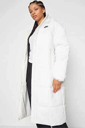 Therma Fit Classic Kadın Günlük Stil Mont Beyaz