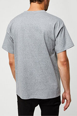 Revival Oversize Unisex Short Sleve Tee Gray Bol Kesim Unisex Tişört Gri