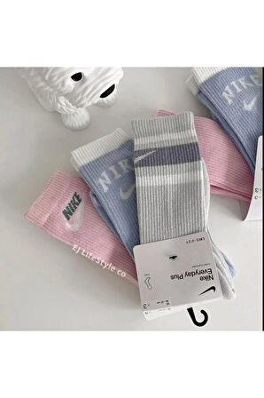 Everyday Plus Cushioned Crew Çorap (3 Çift)  