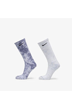 Everyday Plus Cushioned Tie-Dye Crew (2 Pairs) Unisex Çorap