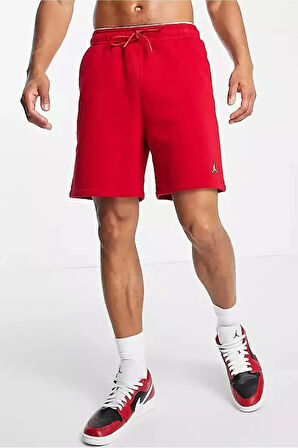 Air Jordan Brooklyn Fleece Erkek Kırmızı Spor Şort