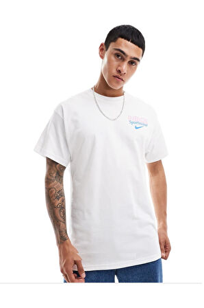 Graphic Short Sleeve Erkek Beyaz Tişört