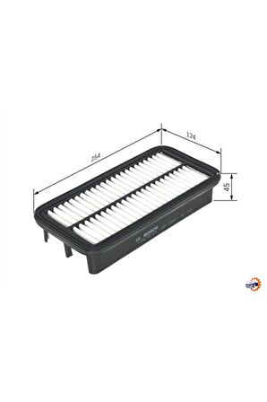 Hava Filtresi Hyundaı Getz 1.5 Crdi Bosch F026400016