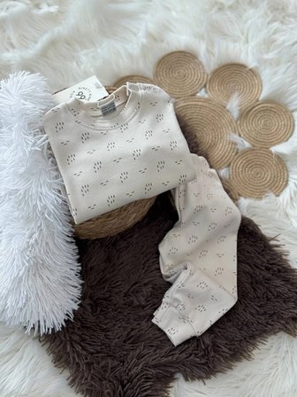 Bebek Pijama Takımı Krem