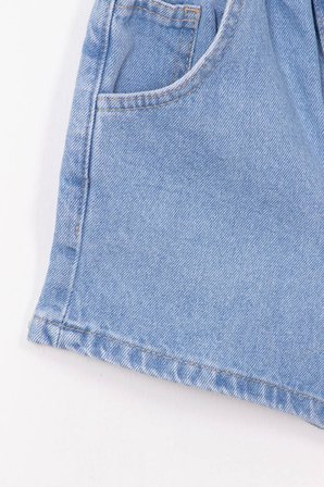 La Ciel Paris Çocuk Denim Şort Açık Mavi