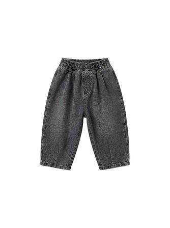 La Ciel Paris Çocuk Balon Denim Pantolon Füme