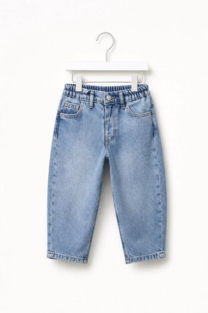 Çocuk Denim Pantolon Mavi