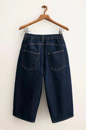 Çocuk Balon Denim Pantolon Lacivert
