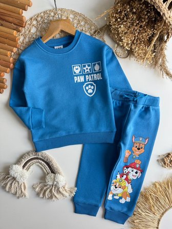 Erkek Çocuk Paw Patrol Eşofman Takımı Mavi
