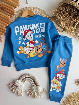 Erkek Çocuk Paw Patrol Eşofman Takımı Mavi
